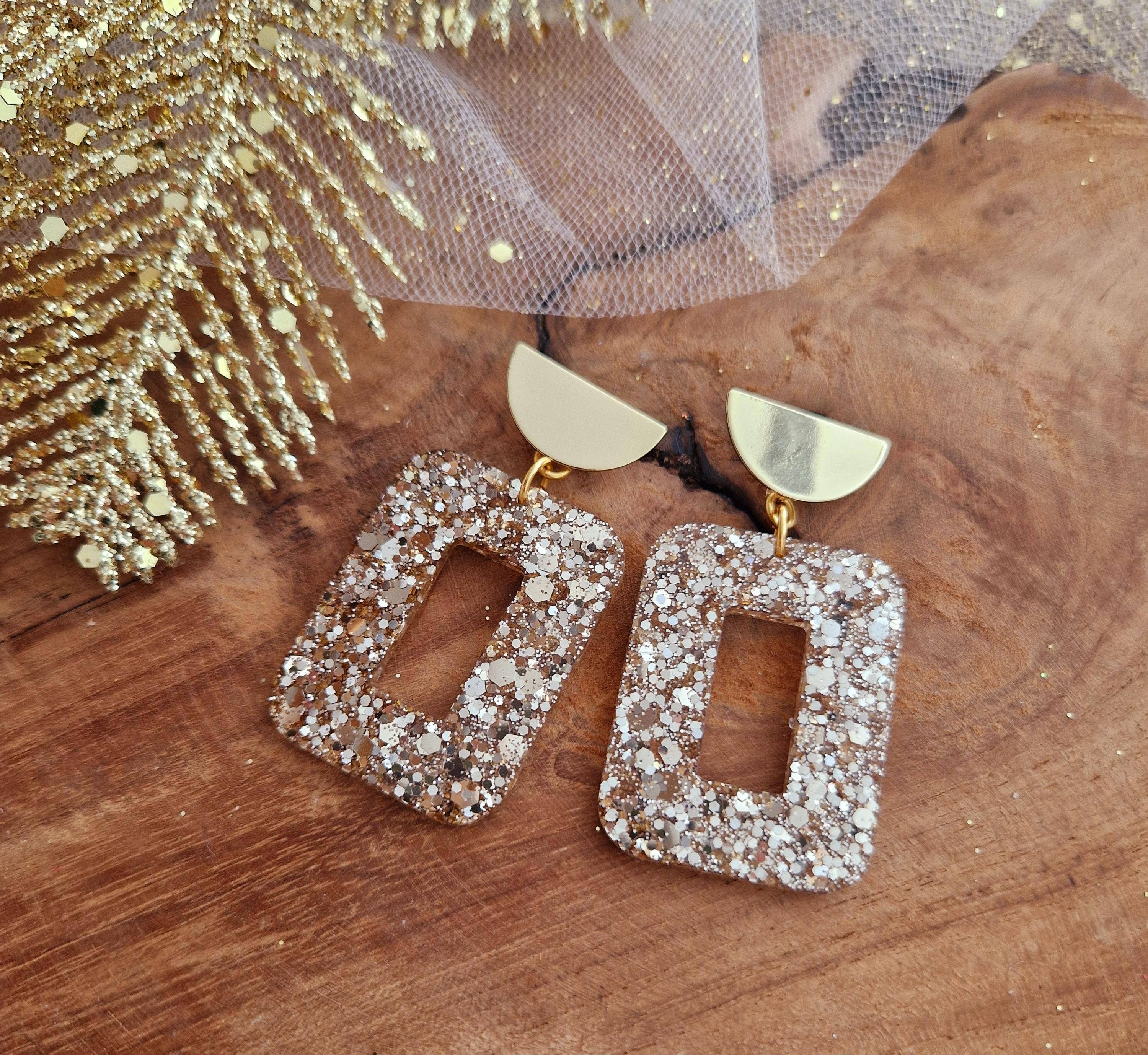 Les Noeuds de Maman - Wholesale Dangle Earrings - Suzette mix champagne earrings