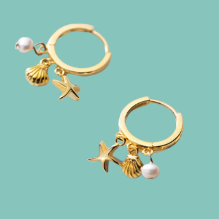 Boucle d'oreille Playa Del Rey for wholesale by Maman Hippie Brand