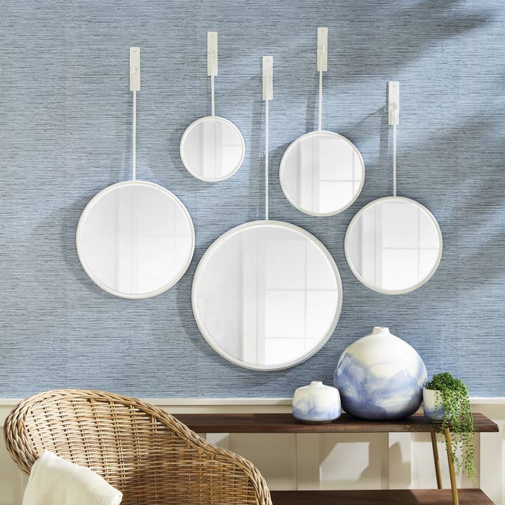 Napa Home & Garden - Venta al por mayor Espejos de pared - Espejos de péndulo Maison Noir, juego de 5