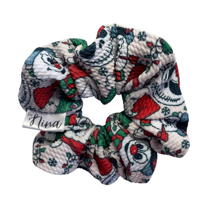 THE SAVING CHRISTMAS HAIR SCRUNCHIE for wholesale by Nina Marie Scrunchies+