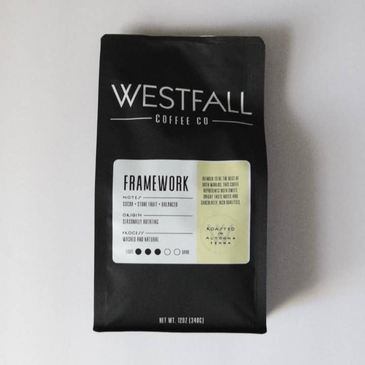 Framework for wholesale by Westfall Coffee Co.