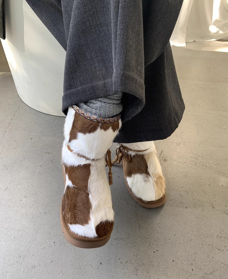 MOGSki LLC – wholesale Snökängor - Dam – Damers avslappnade och mångsidiga varma enkla snöstövlar7