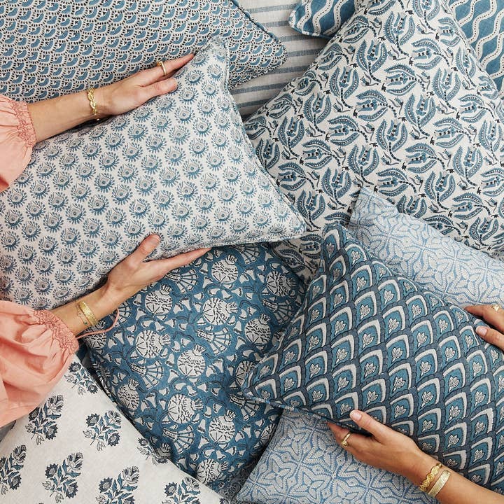 Walter G - Wholesale Throw pillow cover - Haveli Mineral Pillowcase4