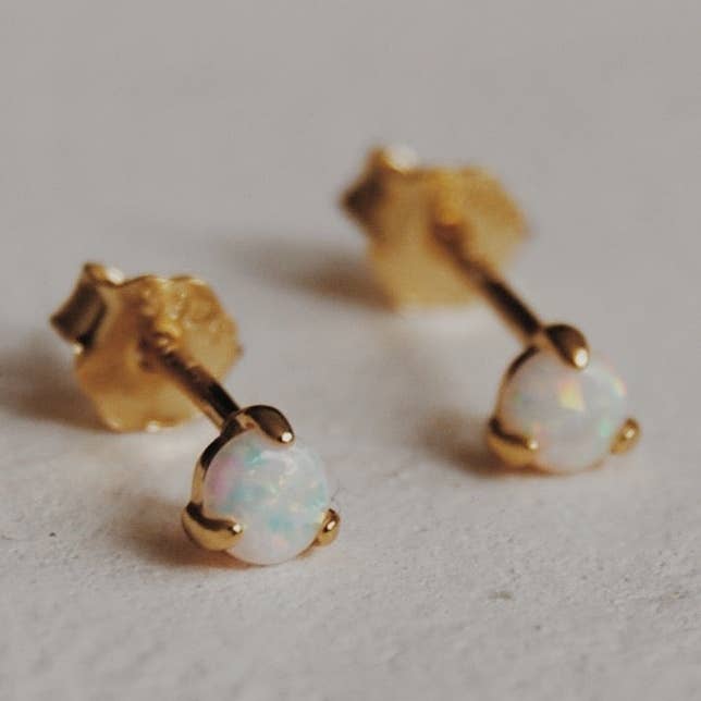 Olive Branch Jewelry & Co. - Wholesale Stud/Post Earrings - Opal Stud Earrings0