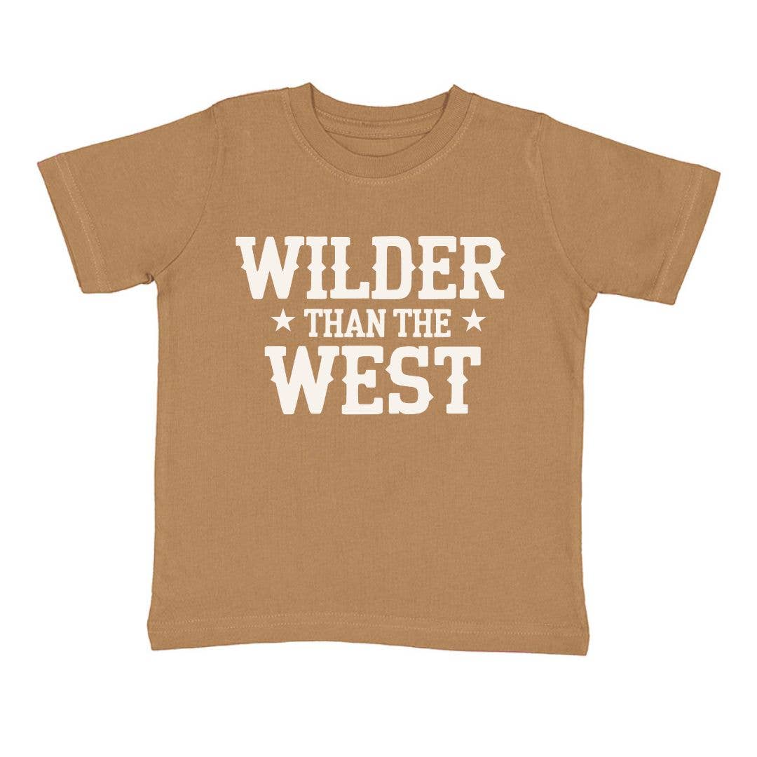Sweet Wink - Wholesale Screen Printed T-Shirt - Kids - Wilder Than The West Short Sleeve T-Shirt - Western Apparel