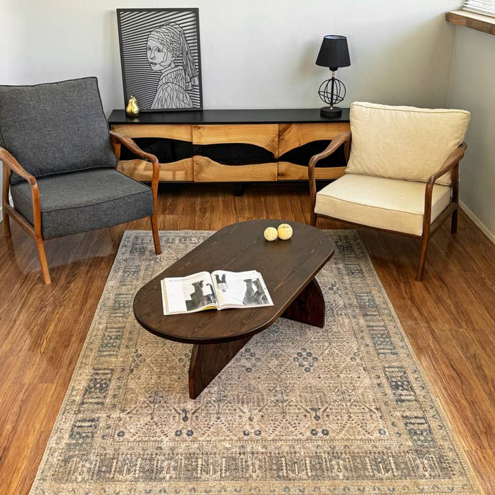 Ultimate Premium Products - Wholesale Coffee Table - Japandi Style Oval Coffee Table - Japandi Style Living Room6