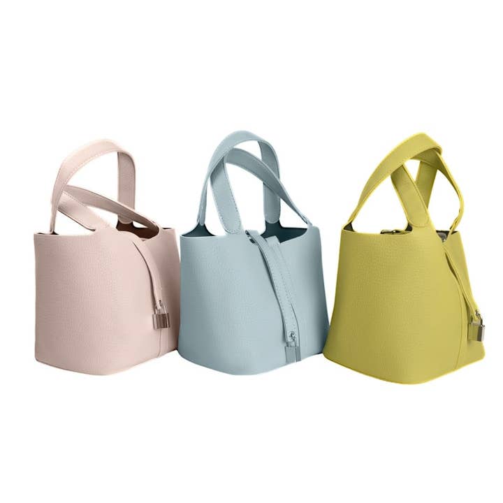 Taylor Hill Scarves & Co - Wholesale Tote bag – Women's - THSAP1012: (6 pcs) Lockette Tote Bag Pack7