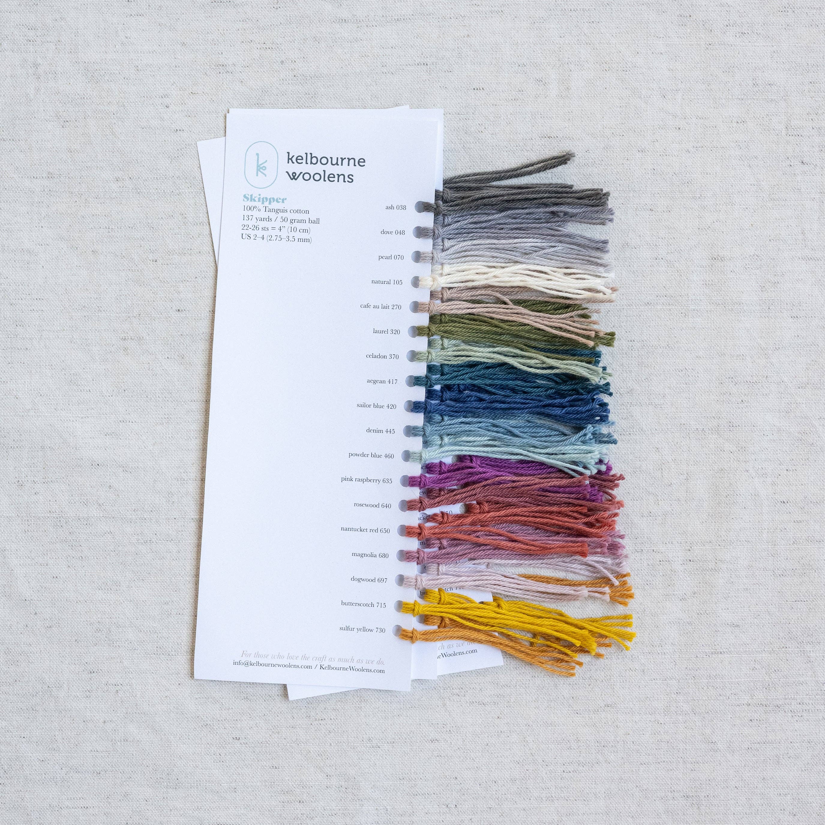 Kelbourne Woolens - Wholesale Yarn - Color Cards12