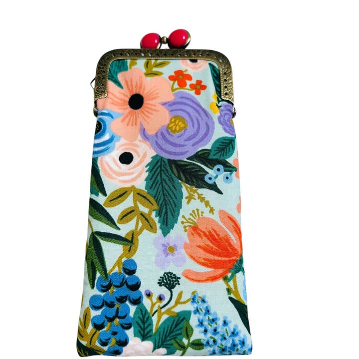 Kiki & Syds Eyeglass Case - Garden Party Mint for wholesale by Kiki & Syds