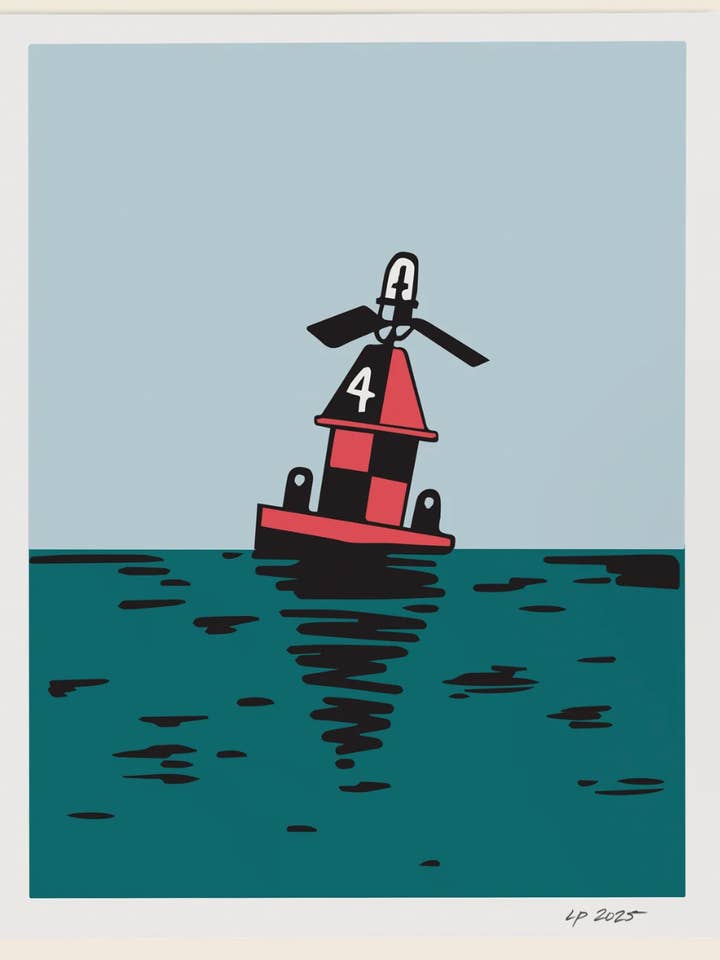 Kunsttryk Bouy for engroshandel hos Lonely Palm Ranch