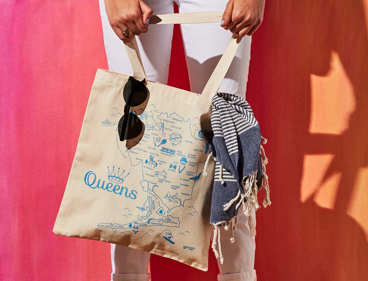 Maptote - Wholesale Tote Bag - Unisex - Queens Grocery Tote1