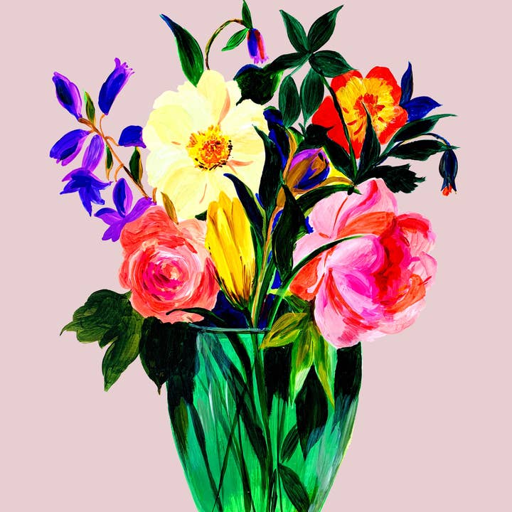 Impressão giclée de flores todos os dias por atacado de Max Made Me