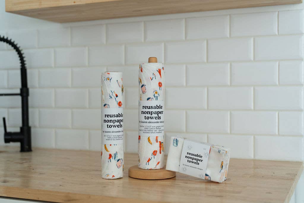 Lauren Alexander Designs – wholesale Paper towels – Reusable Paper Towels - Sunday Morning 4