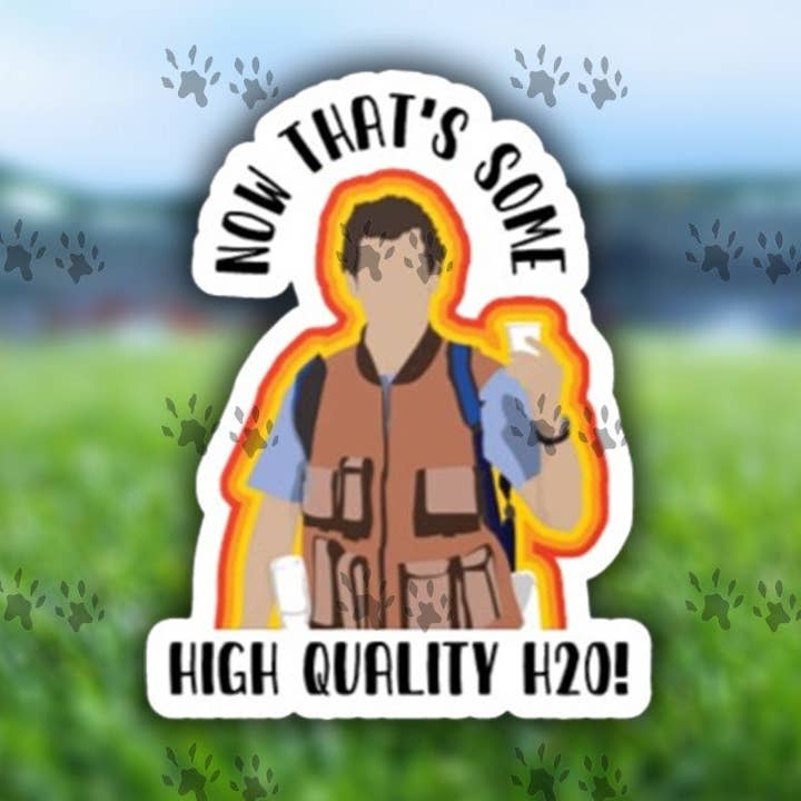 Extra Large - 6.75”H, Now Thats Some High Quality H20 Sticker, Waterboy, Funny Sticker, Water Bottle, Laptop, Decal, Free Shipping for wholesale by The Red Otter