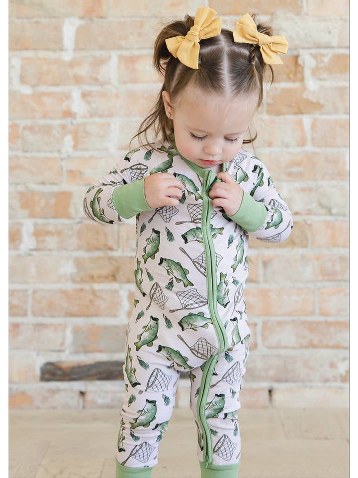 Charlie Lou Baby - Wholesale Jumpsuit - Baby - Bamboo Rompee™ | Gone Fishin'6