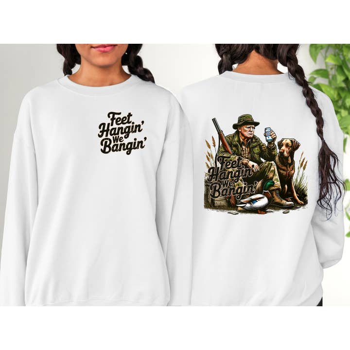 Camo Hunting, Camisola Trump Duck Hunting, Camisa Trump por atacado de NVC Ecommerce LLC