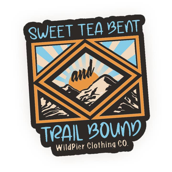 (2) Trail Bent Stickers for wholesale by The WildPier