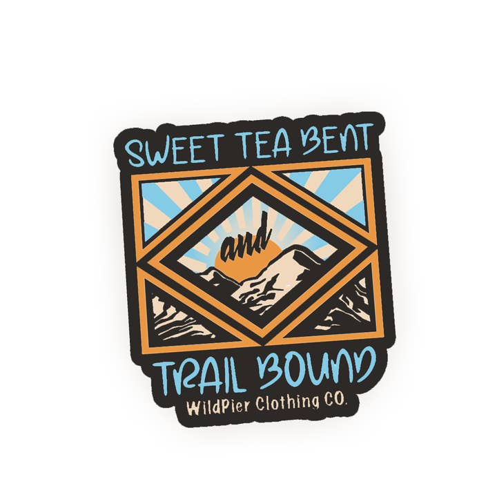 (2) Trail Bent Stickers for wholesale by The WildPier