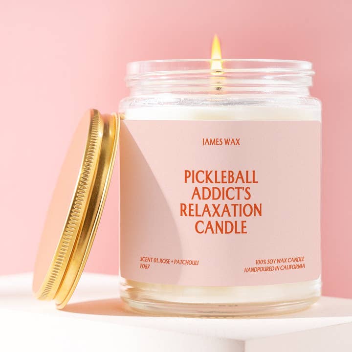Vela de Relaxamento para Viciados em Pickleball - Presente de Pickleball F087 por atacado de James Wax