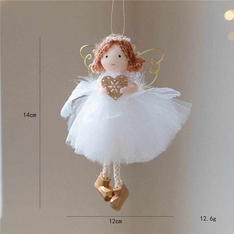 FurDecoration - Vente Objets de décoration - Ornement de Noël Fille Ange avec Ailes3