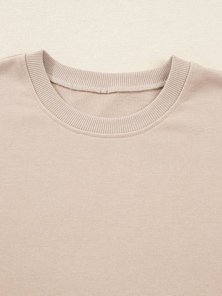 LALA LOO - Wholesale Lounge set – Women's - LALALOO Solid Sweatshirt and Ribbed Leggings Set9