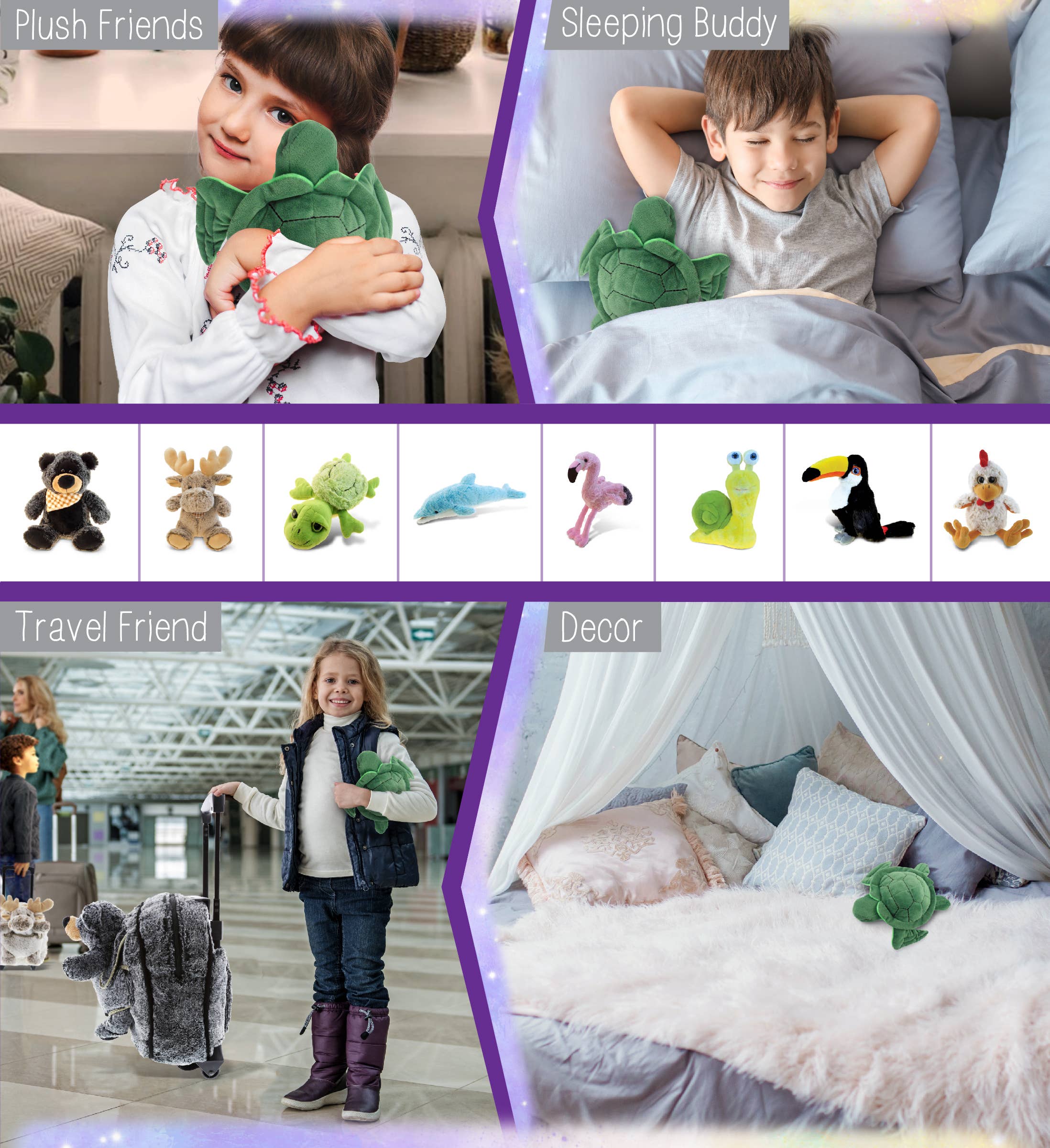 Cota Global - Wholesale Stuffed/Plush Toy - Kids & Baby - 6" Plush - Sea Turtle3