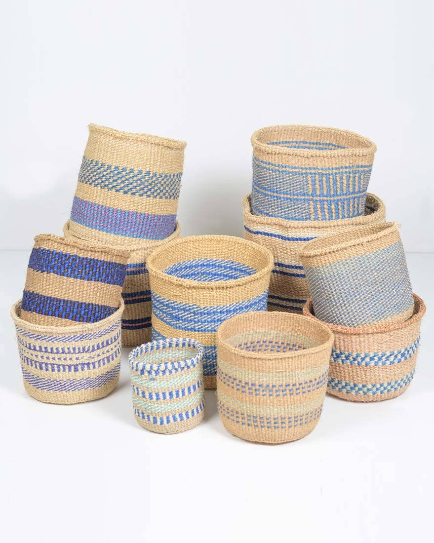 Crafts by Solid - Wholesale Basket - Handwoven Sisal Baskets - Colourful hues - XXS - XXL12