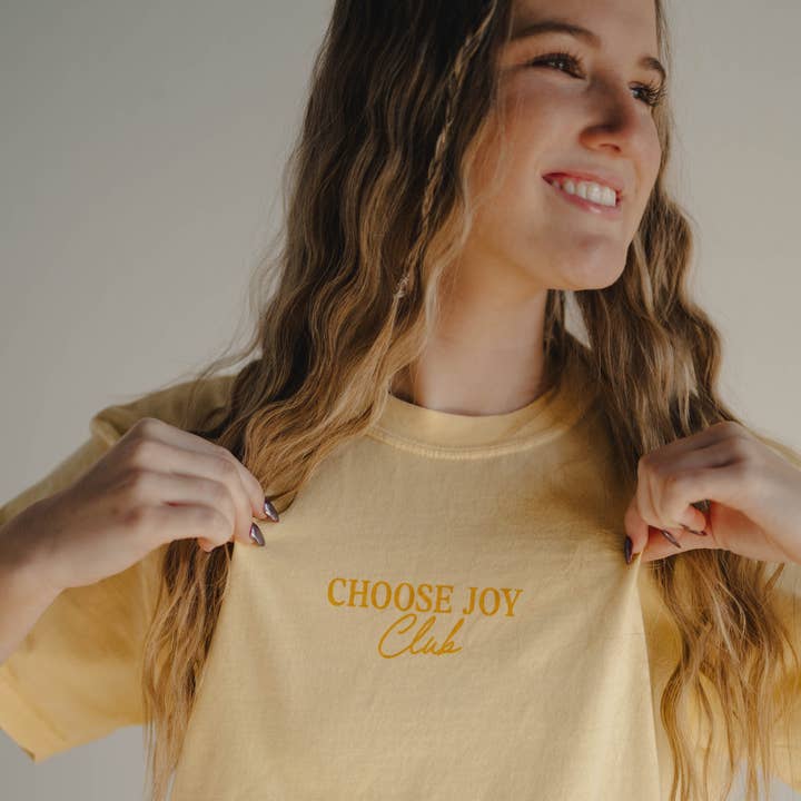 Choose Joy Tee | Women's Christian Tee and other Purchase Wholesale choose joy. Free Returns & Net 60 Terms on Faire trending on Faire.