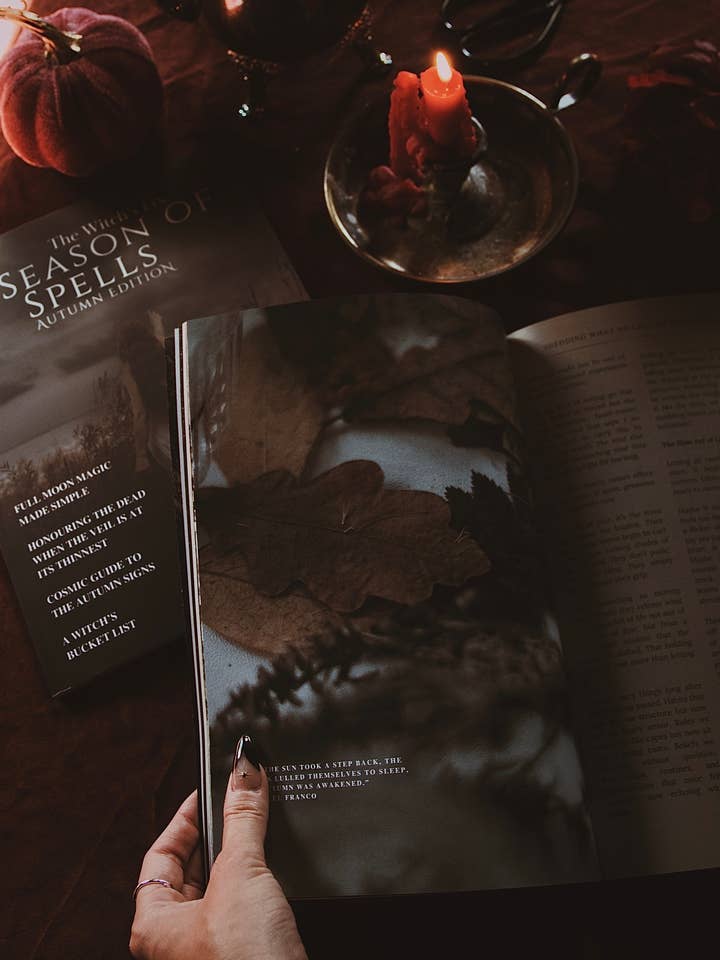 A Season of Spells Autumn Edition Magazine for wholesale by The Witch's Fix