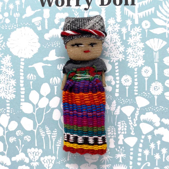 Poupée Worry - Traditionnelle (fabriquée à la main au Guatemala) - Fair Tr pour la vente par Sam & Nala | intentional style for pets & their people