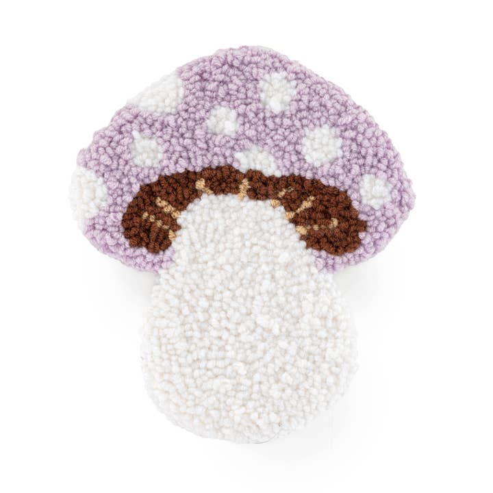 Sottobicchiere a forma di fungo, sottobicchieri a punch needle per la vendita all'ingrosso da parte di EmbroiderywithAycan