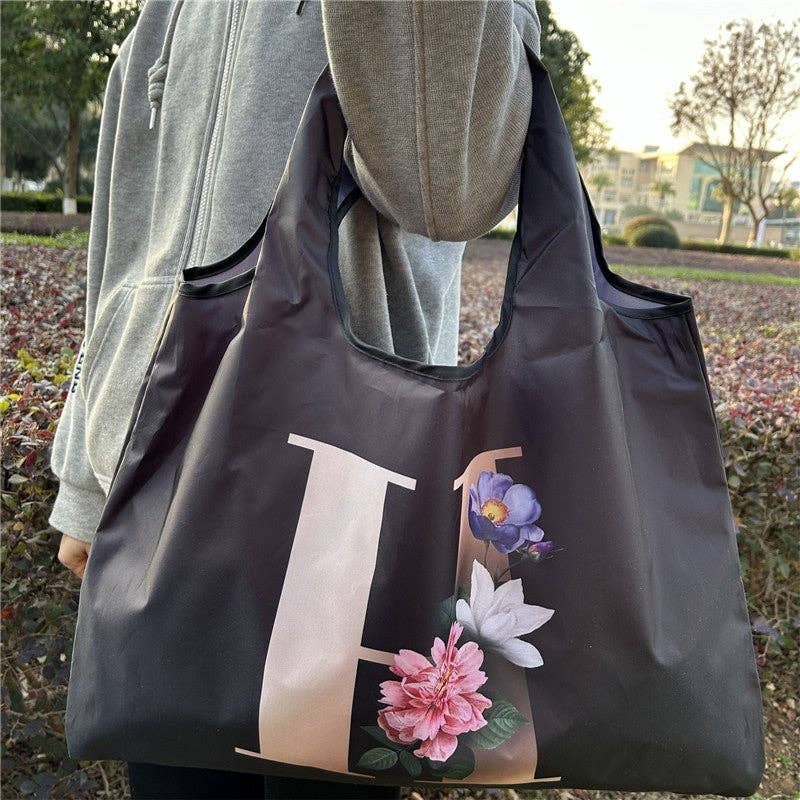 UZ Wholesale Store - Vendita all'ingrosso Borsa tote - Donna - Borsa pieghevole stampata con alfabeto6