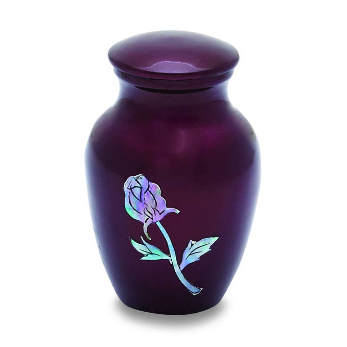 Urna a gettoni color rosa bordeaux per la vendita all'ingrosso da parte di Raj Urns