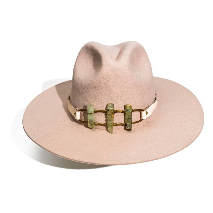 RHADA STUDIO - Wholesale Hat Accessory - Women's - Triple Druses Stone Hat Band