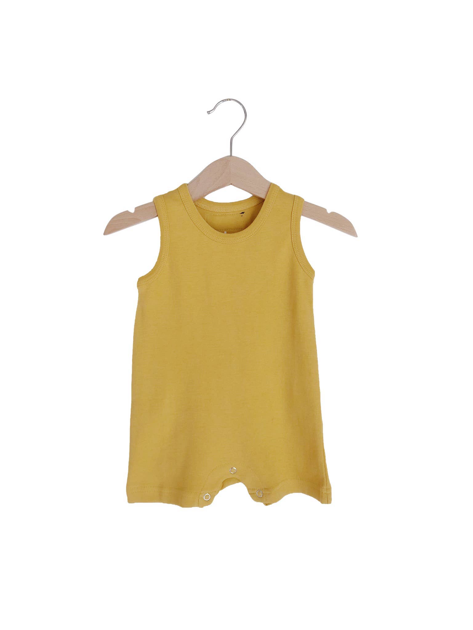 Modern Burlap - Wholesale Bodysuit (Non-Footed) - Baby - Organic Tank Romper | Solids & Prints4