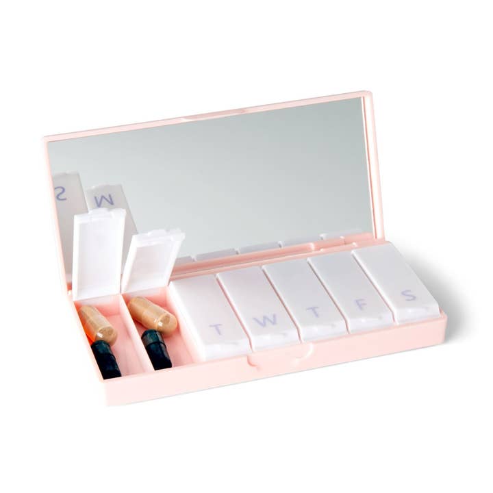 Blush Pink Pill Box for wholesale by Port and Polish