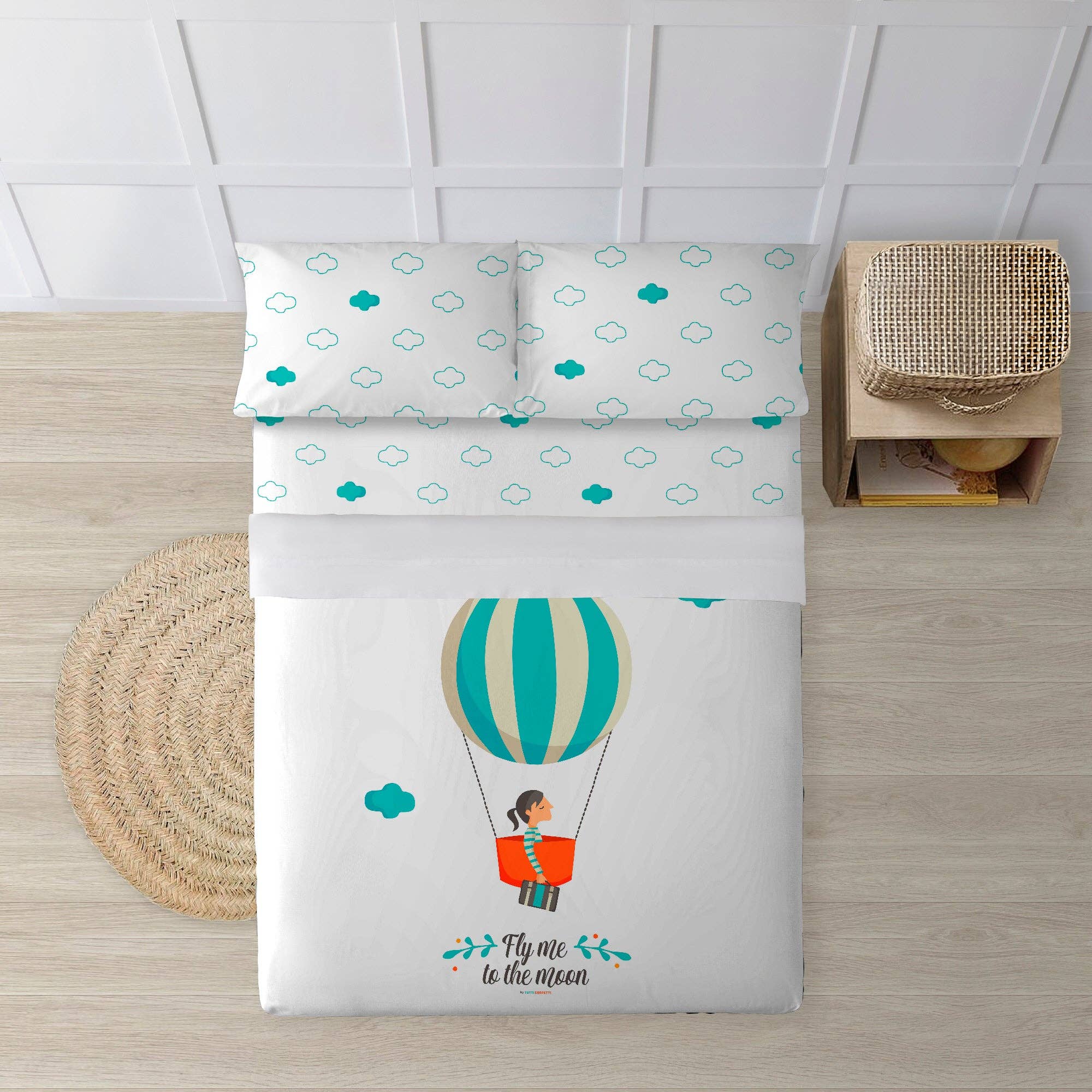 SG HOGAR - Wholesale Bedding Set - Globe Girl's 100% Cotton Bedding Set1