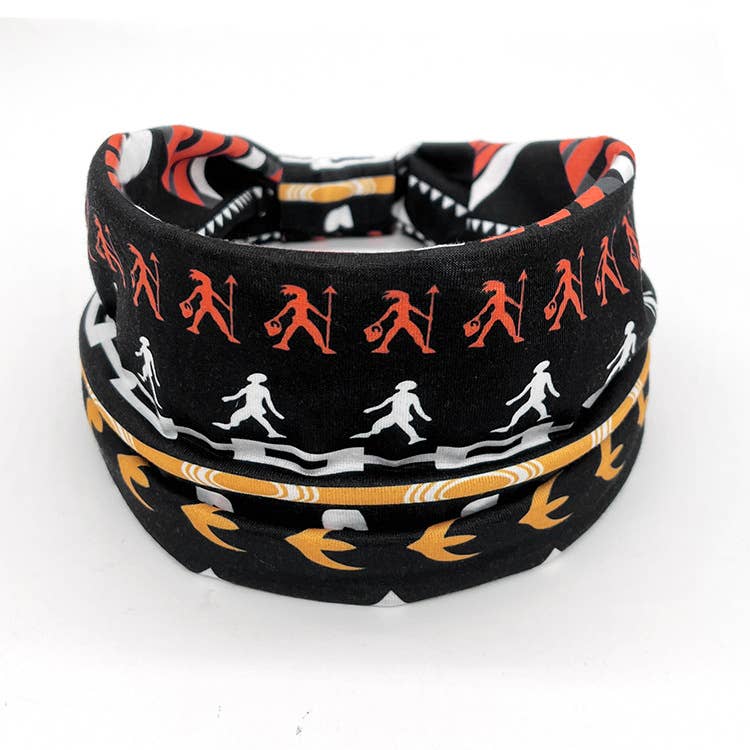 Tourtiwi – wholesale Fashion headband – women's – Colorful Ethnic Tribal Print Headband - Neck Scarf4