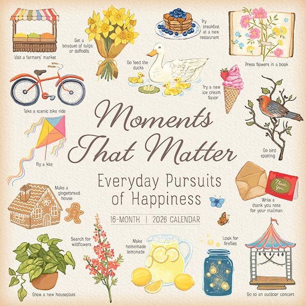 Moments That Matter 2026 Wall Calendar for wholesale by Sellers Publishing