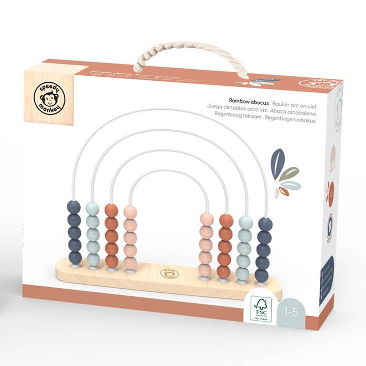 Speedy Monkey - Wholesale Wood toy – Child - Rainbow Abacus5