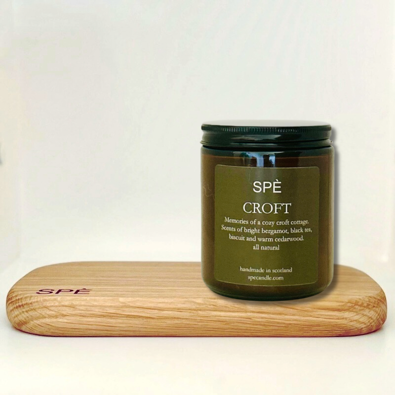 SPÈ Atelier – wholesale Jar/filled candle – Croft - Memories of a Cozy Cottage - Soy Candle - 220ml2
