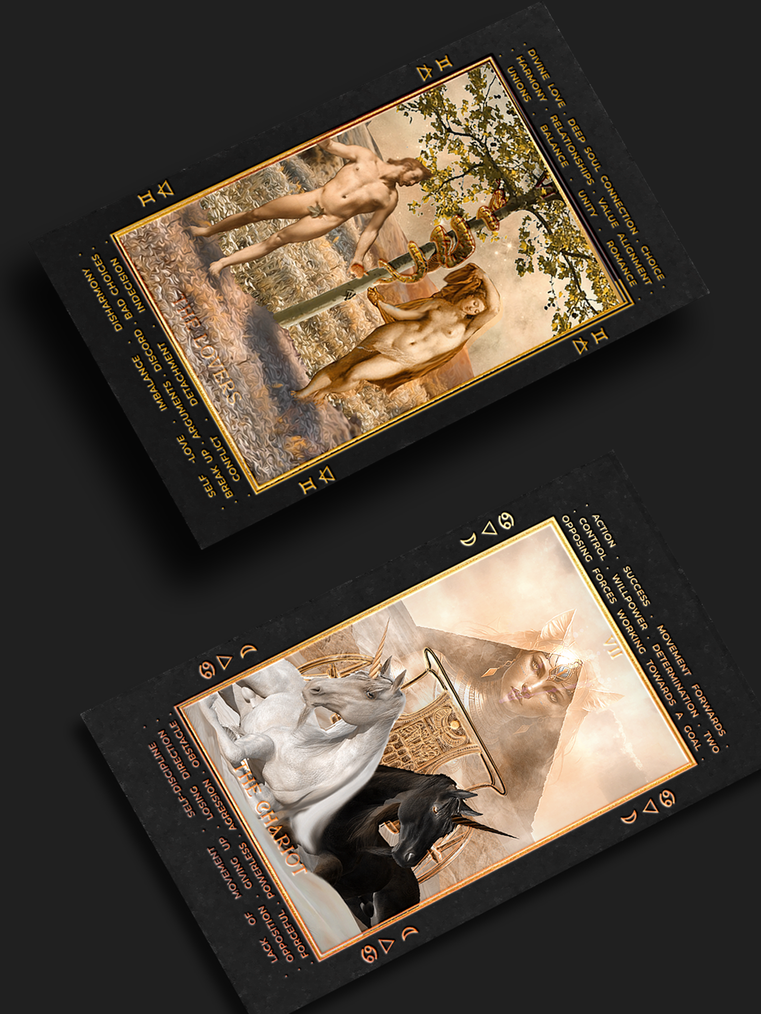 ST SOLEIL - Wholesale Tarot/Oracle Card - Lucid Dreams Beginners Tarot Deck EDIV, Black Eclipse14