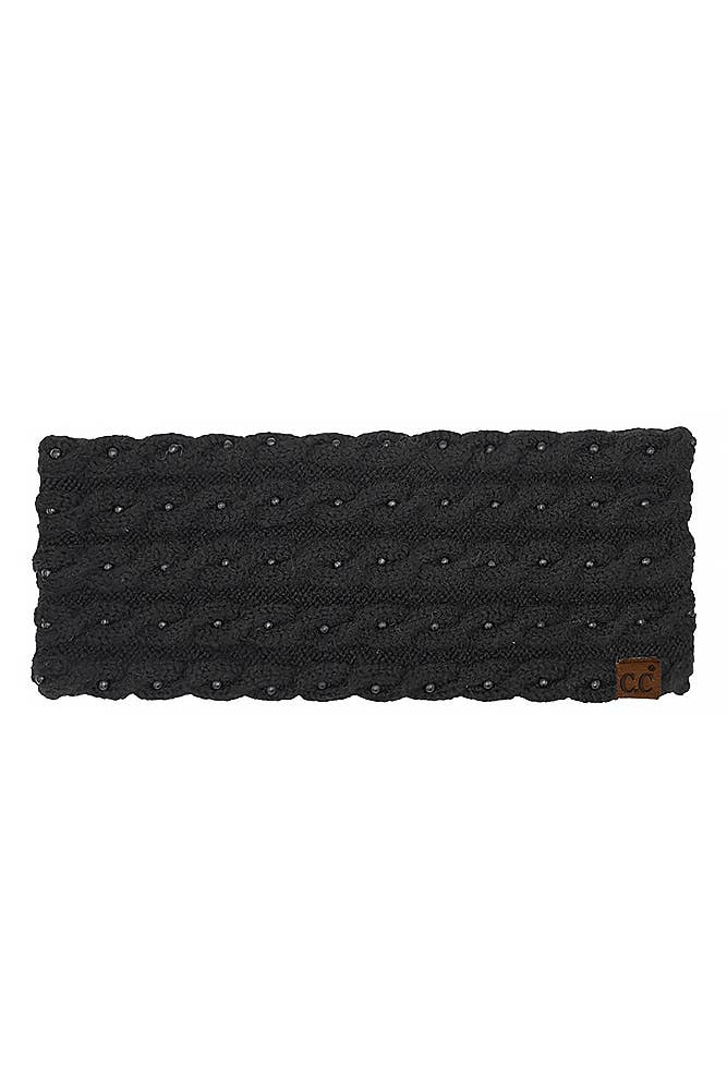 Hana - Wholesale Fashion Headband - Women's - C.C Pearl Embellishments Head Wrap5