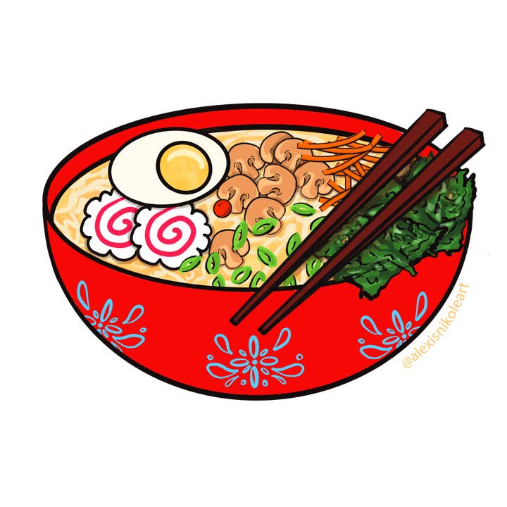 Ramen Sticker för wholesale av Alexis Nikole