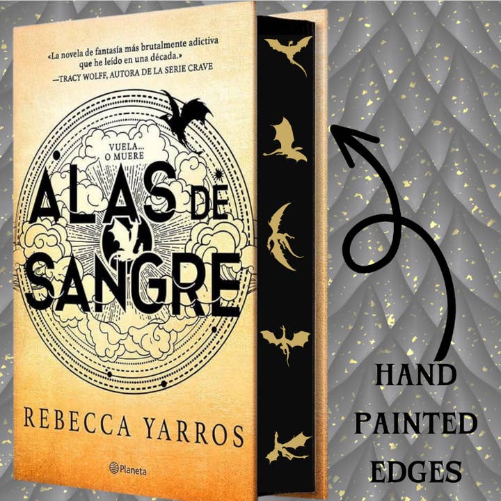 Quarta Asa Edição Espanhola Golden Dragons Sprayed Eedges por atacado de Mida Bookish