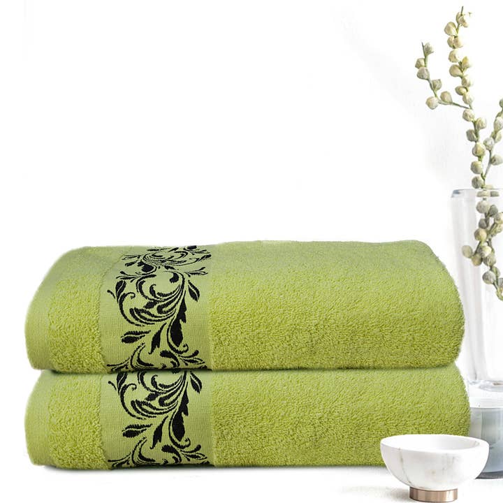 Premium Quality 100% Soft Cotton Bath Sheets 2X Jumbo High quality Towel Sheet - Atrus for wholesale by BEDDING N BATH UK