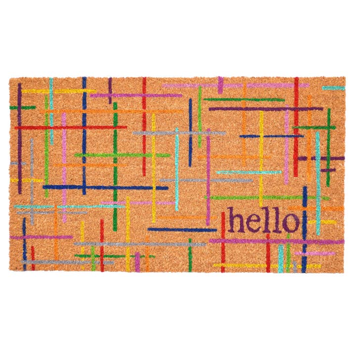 Colorful Lines Doormat for wholesale by Calloway Mills