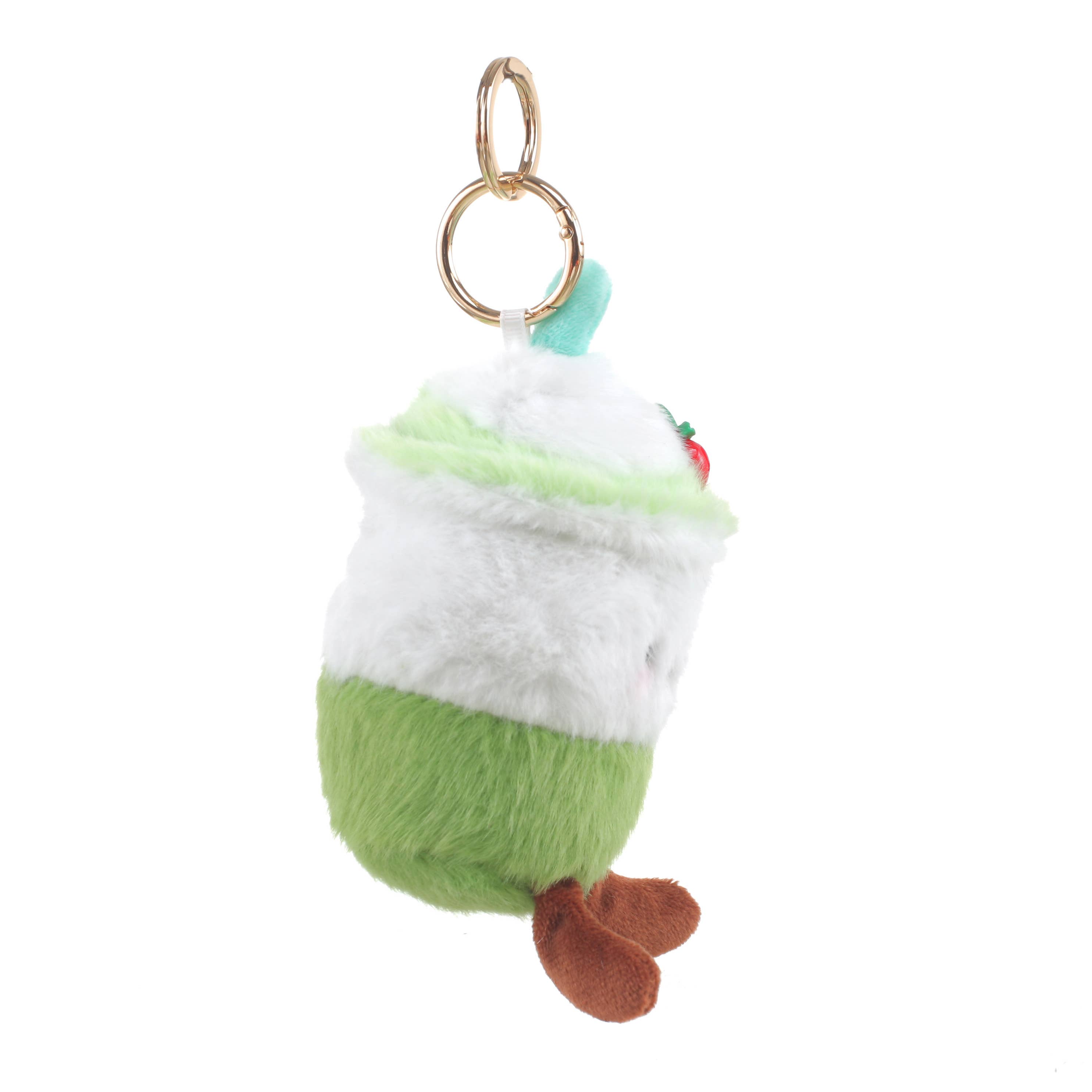 Bessie London – wholesale Keychain – Women's – PLUSH ICED COFFEE BAG CHARM2