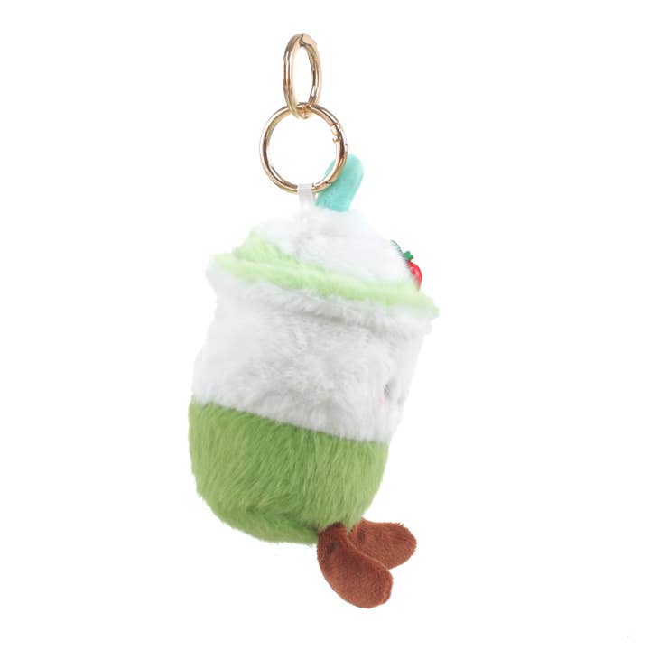 Bessie London - Wholesale Keychain - Women's - PLUSH ICED COFFEE BAG CHARM2