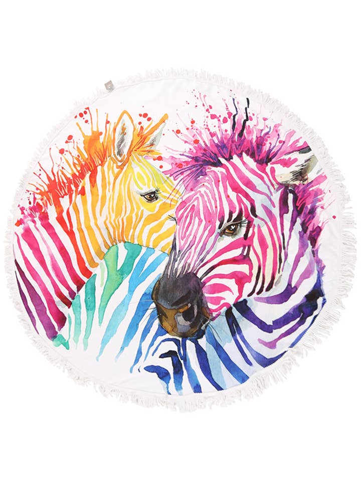 Zebra Print Beach Towel-Jp923-41 for wholesale by Hana